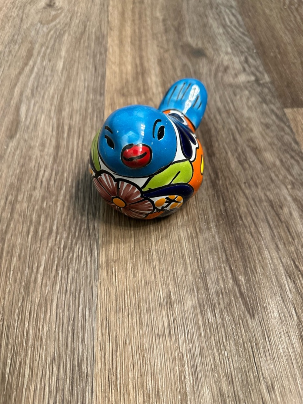 Mexican Talavera Hand-Painted Pottery Ceramic Decorative Bird - Picture 5 of 5
